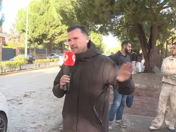 Javi Fuente durante el reportaje en 'Espejo Público' Javi Fuente durante el reportaje en 'Espejo Público'