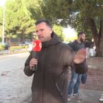 Javi Fuente durante el reportaje en 'Espejo Público'