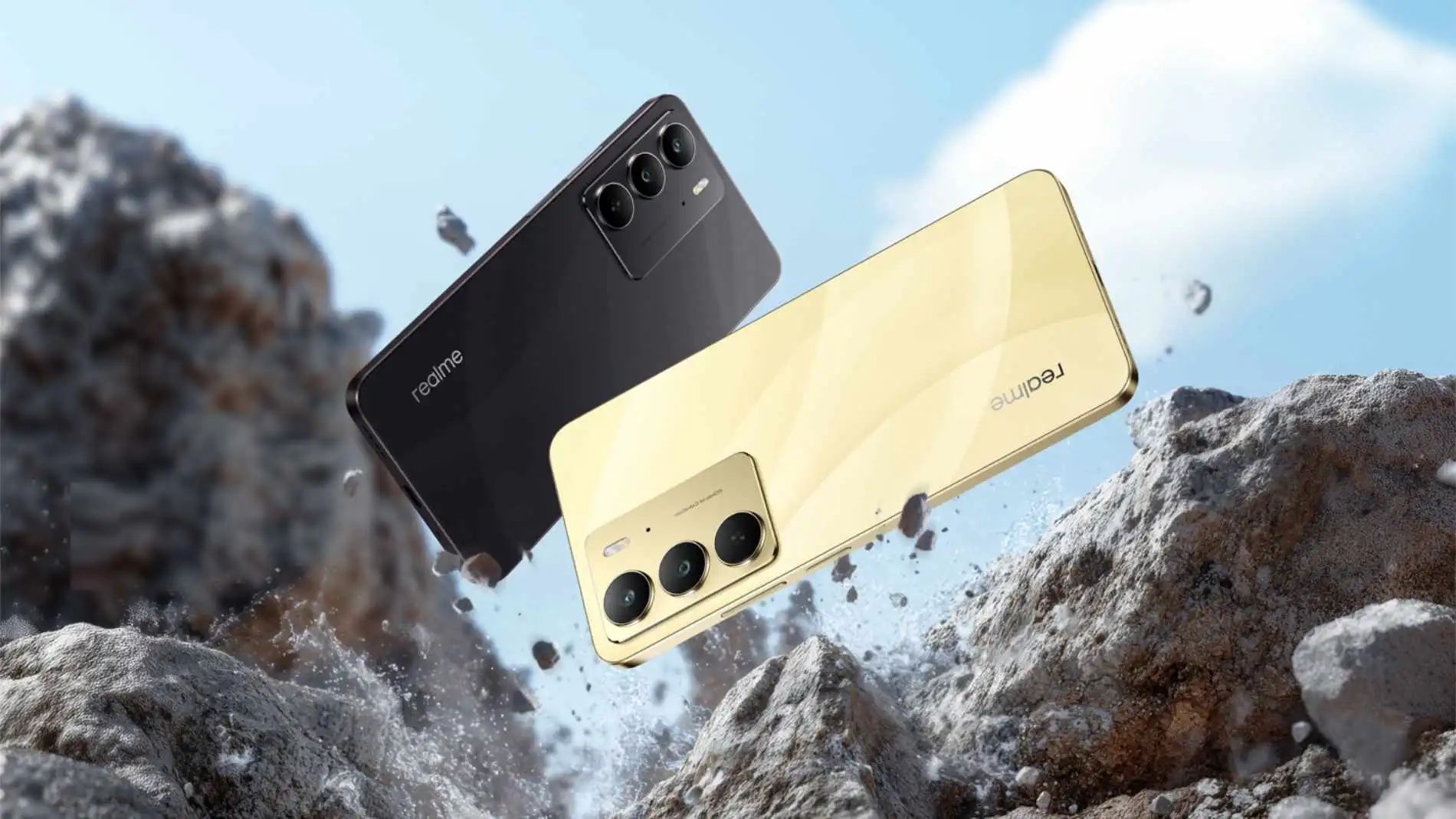 El realme C75 es resistente a las salpicaduras, el agua y el polvo