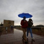 Lluvia en Córdoba por el paso de la borrasca Claudia