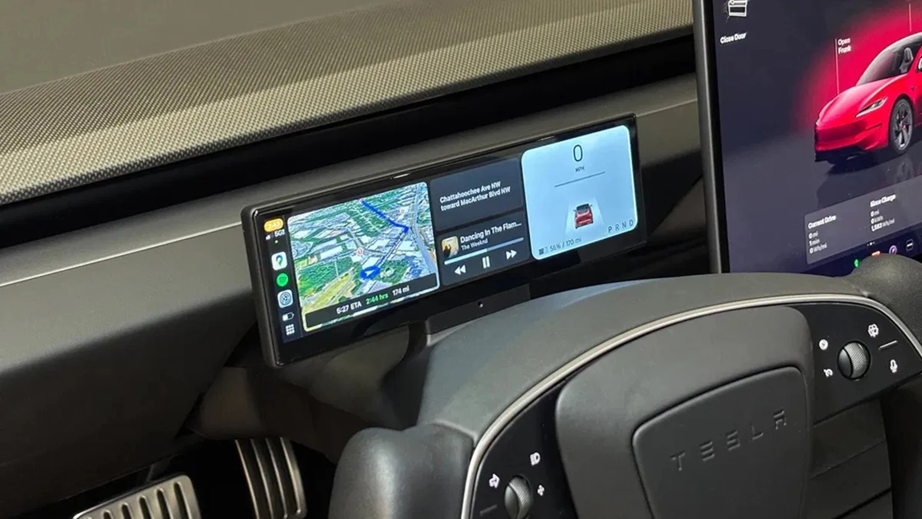 CarPlay en un Tesla: lo que parecía imposible está a punto de hacerse realidad