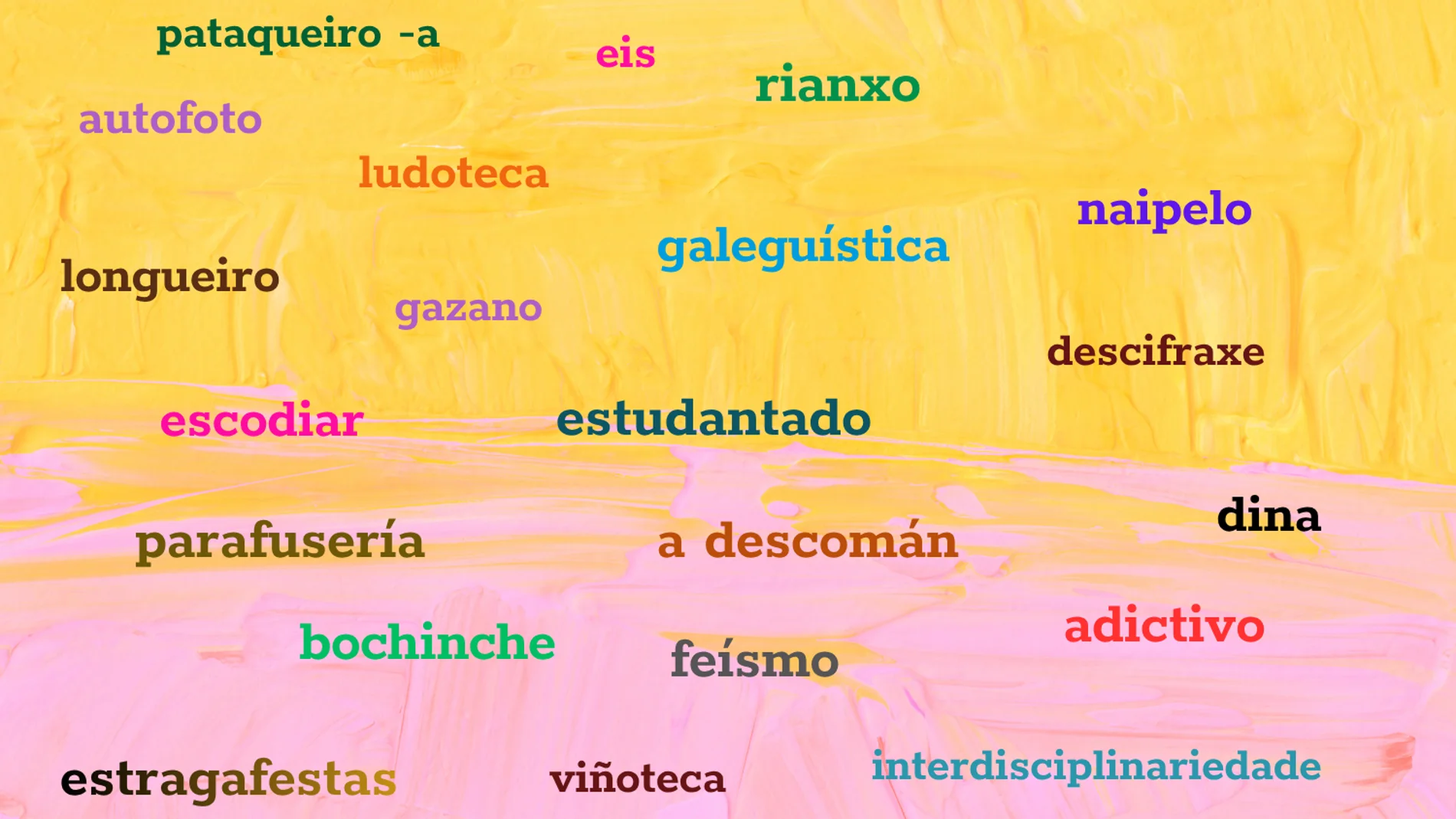 Algunos de los términos incorporados.