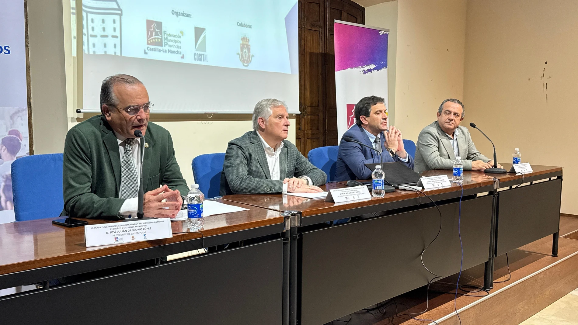 La Federación de Municipios y Provincias de Castilla-La Mancha y el Colegio de Secretarios, Interventores y Tesoreros de Administración Local de Ciudad Real (Cosital) se reúne en Ciudad Real. EUROPA PRESS 14/11/2025