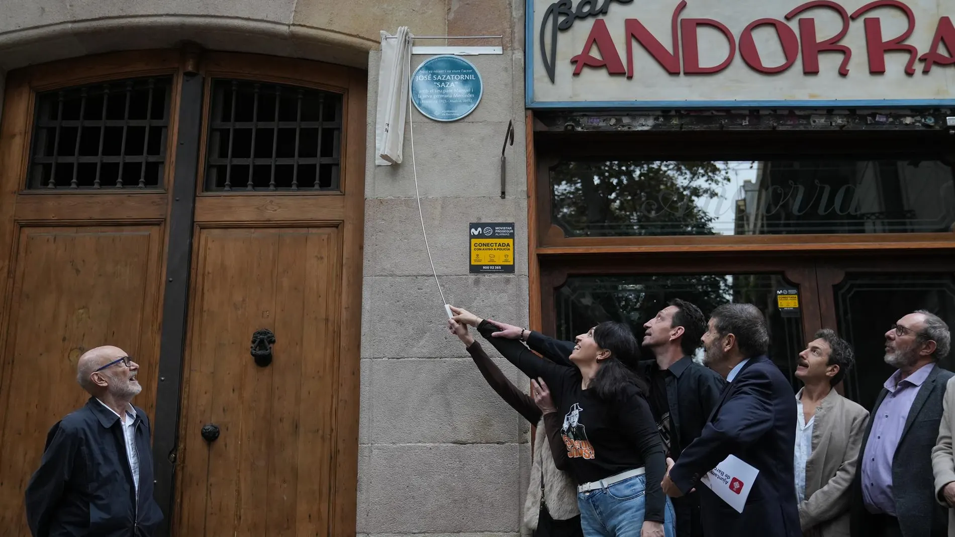 Barcelona dedica una placa al actor José Sazatornil 'Saza': "Fue un hombre que se hizo a sí mismo"