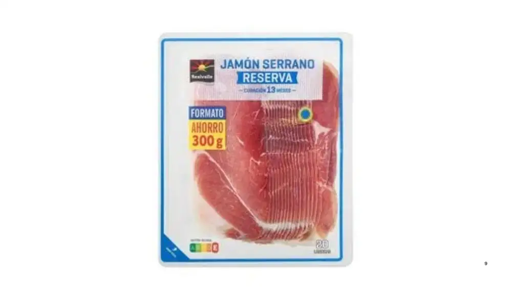 Jamón ibérico Realvalle de supermercados Lidl
