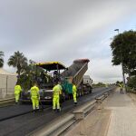 Comienza la reparación de la CV-4126 en Alfafar dañada por los trabajos tras la dana