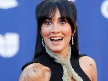 26th Annual Latin GRAMMY Awards - red carpet Las Vegas (United States), 14/11/2025.- Spanish pop singer and actress Aitana attends the red carpet event for the 26th Annual Latin Grammy Awards ceremony at the MGM Grand Garden Arena in Las Vegas, Nevada, USA, 13 November 2025. The Latin Grammy Awards recognize artistic and/or technical achievement, not sales figures or chart positions, and the winners are determined by the votes of their peers-the qualified voting members of the academy. EFE/EPA/CRISTOBAL HERRERA-ULASHKEVICH