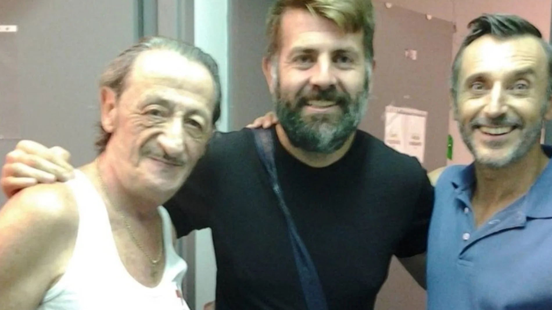 Luís Rubén, a la derecha de la imagen