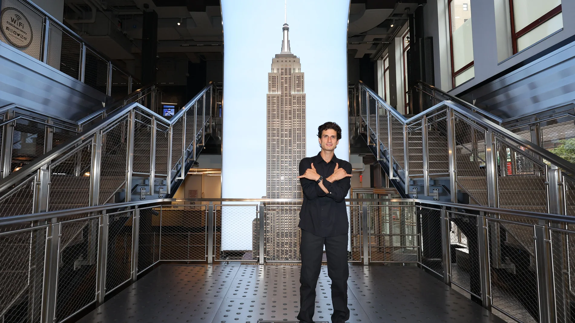 Jack Schlossberg visits The Empire State Building on September 17, 2024 in New York City.