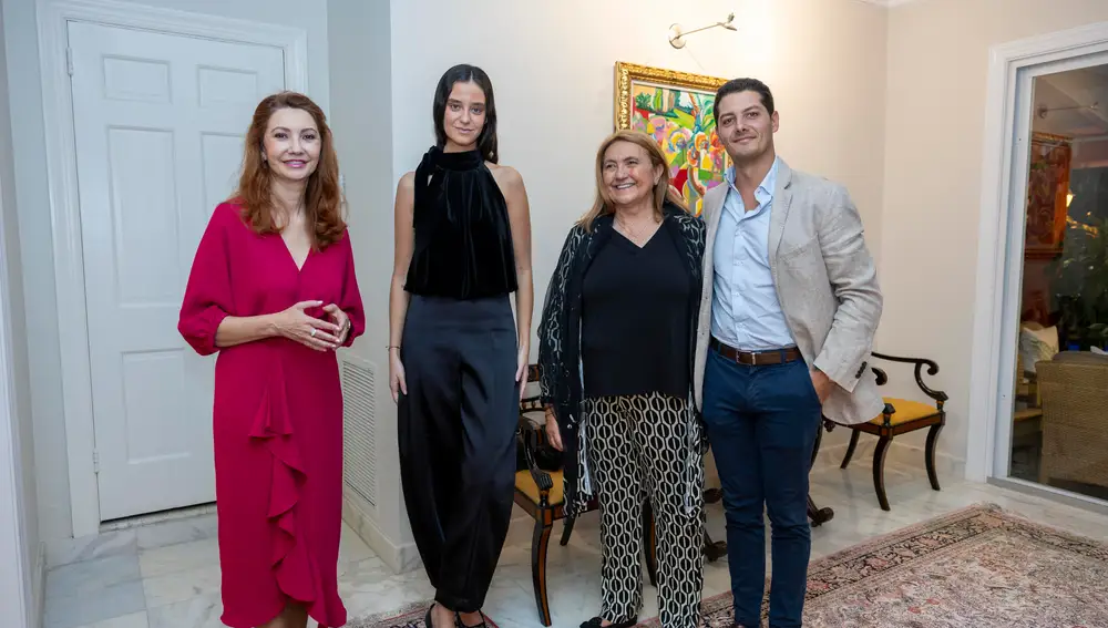 Victoria Federica en el consulado de España en Miami.