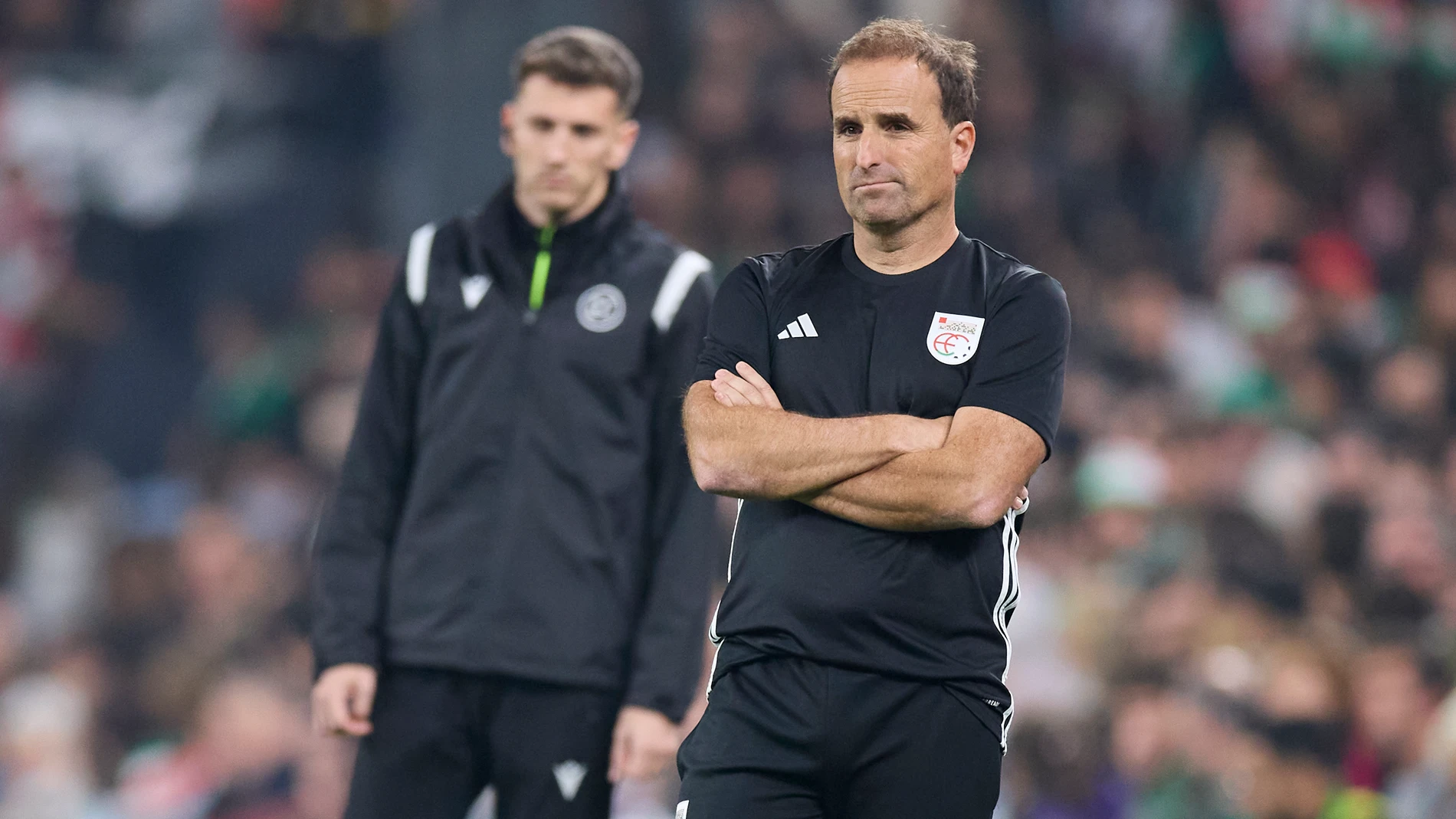 Jagoba Arrasate head coach of Euskadi looks on during the International Friendly match between Basque Country and Palestine at San Mames on November 15, 2025, in Bilbao, Spain.AFP7 15/11/2025 ONLY FOR USE IN SPAIN