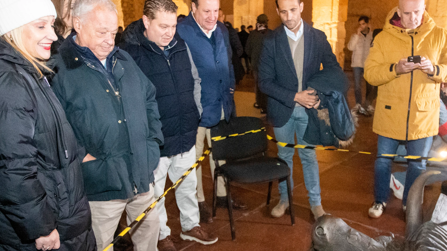 El consejero de Cultura, Gonzalo Santonja, asiste a los actos con motivo de la celebración del Toro Jubilo en Medinaceli