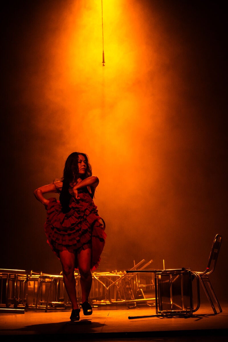 Roció Molina, en acción