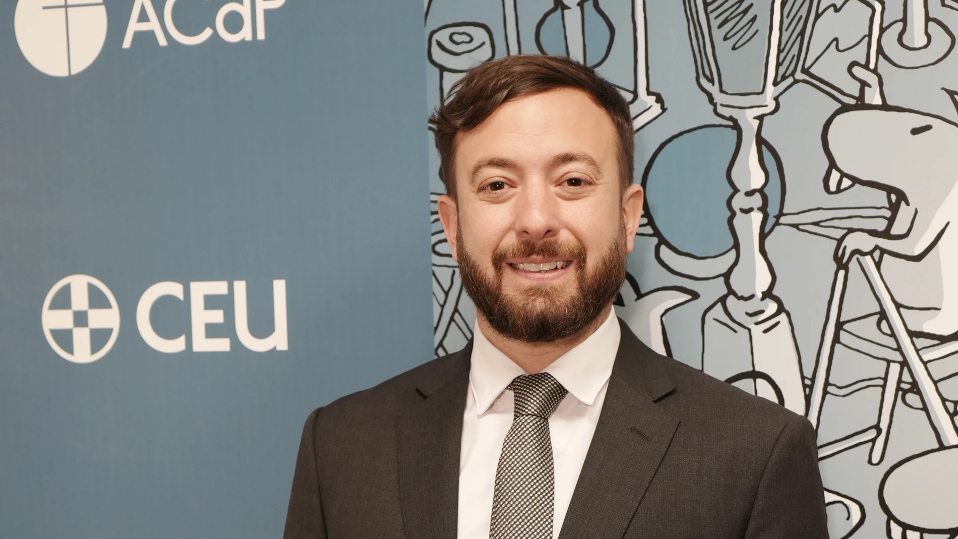 Agustín Laje, durante el 27 Congreso Católicos y Vida Pública