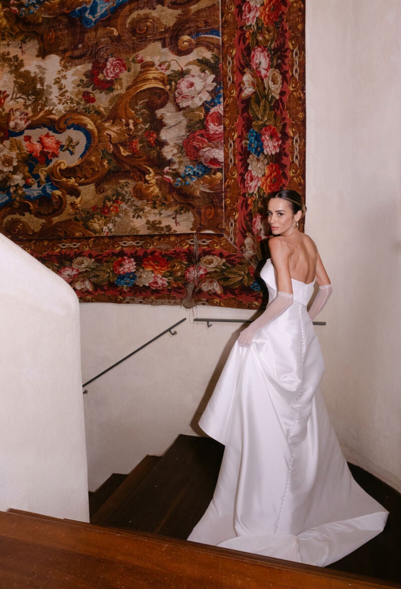 Detalle vestido novia Noemí.