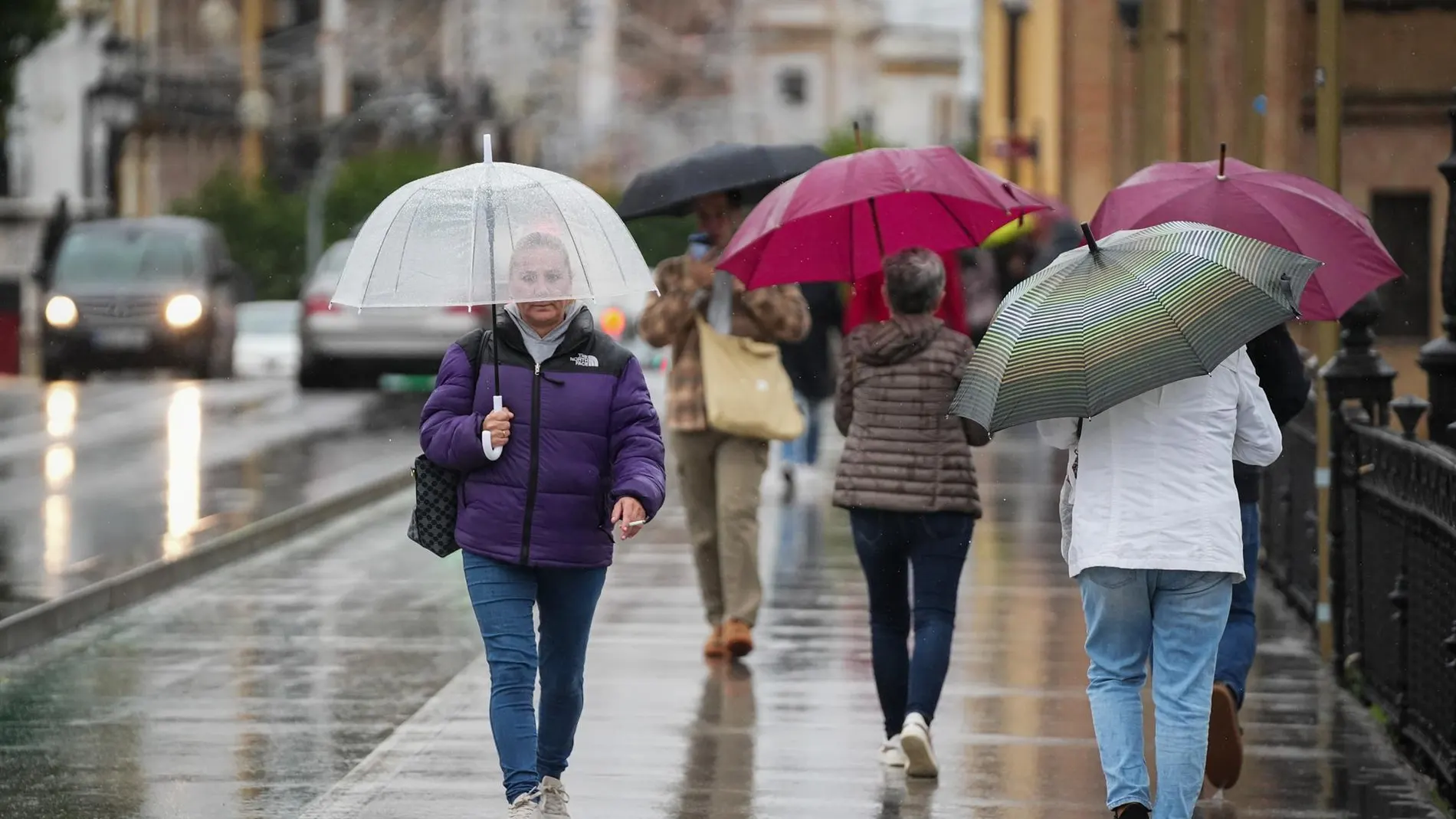 MURCIA.-La borrasca Claudia deja lluvias abundantes en el Estrecho el lunes con cielos nubosos en la mayor parte del país