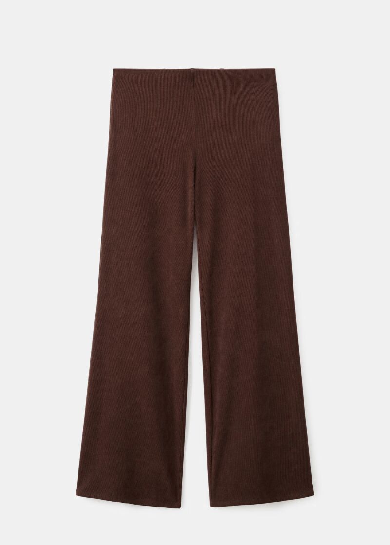 Pantalón pana cintura elástica.