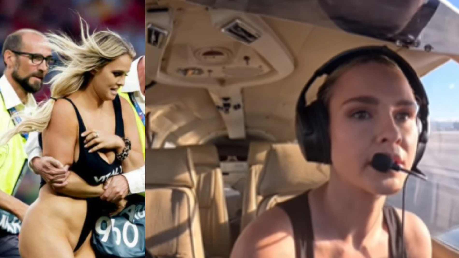 La nueva vida como piloto profesional de la espontánea que saltó al Metropolitano por una web porno