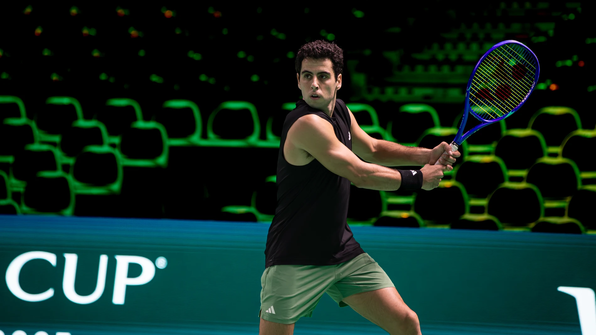 Jaume Munar entrena en Bolonia para la Final a 8 de la Copa Davis 2025