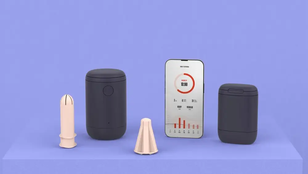 Copa menstrual inteligente de la empresa Emm