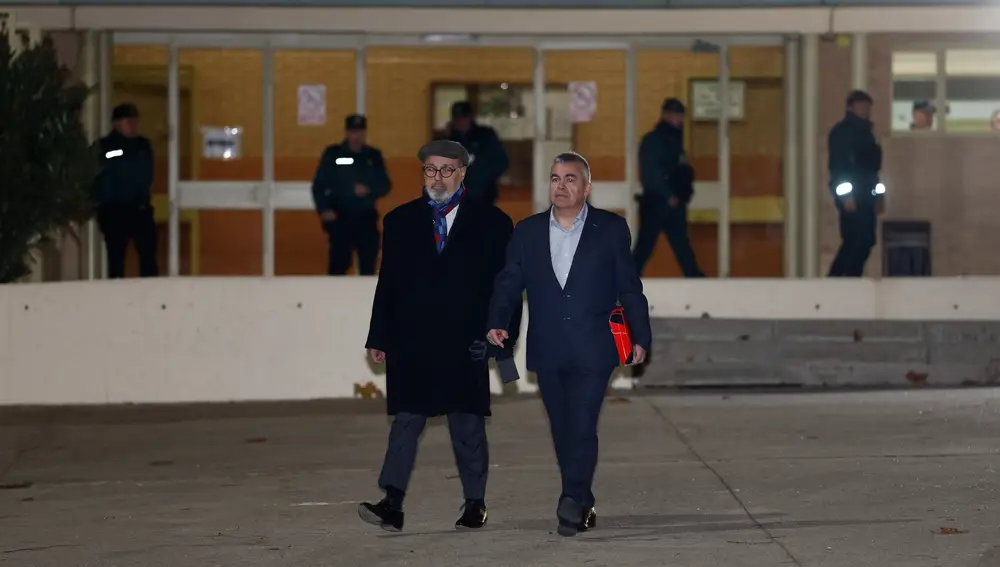 Santos Cerdán sale de la cárcel de Soto del Real