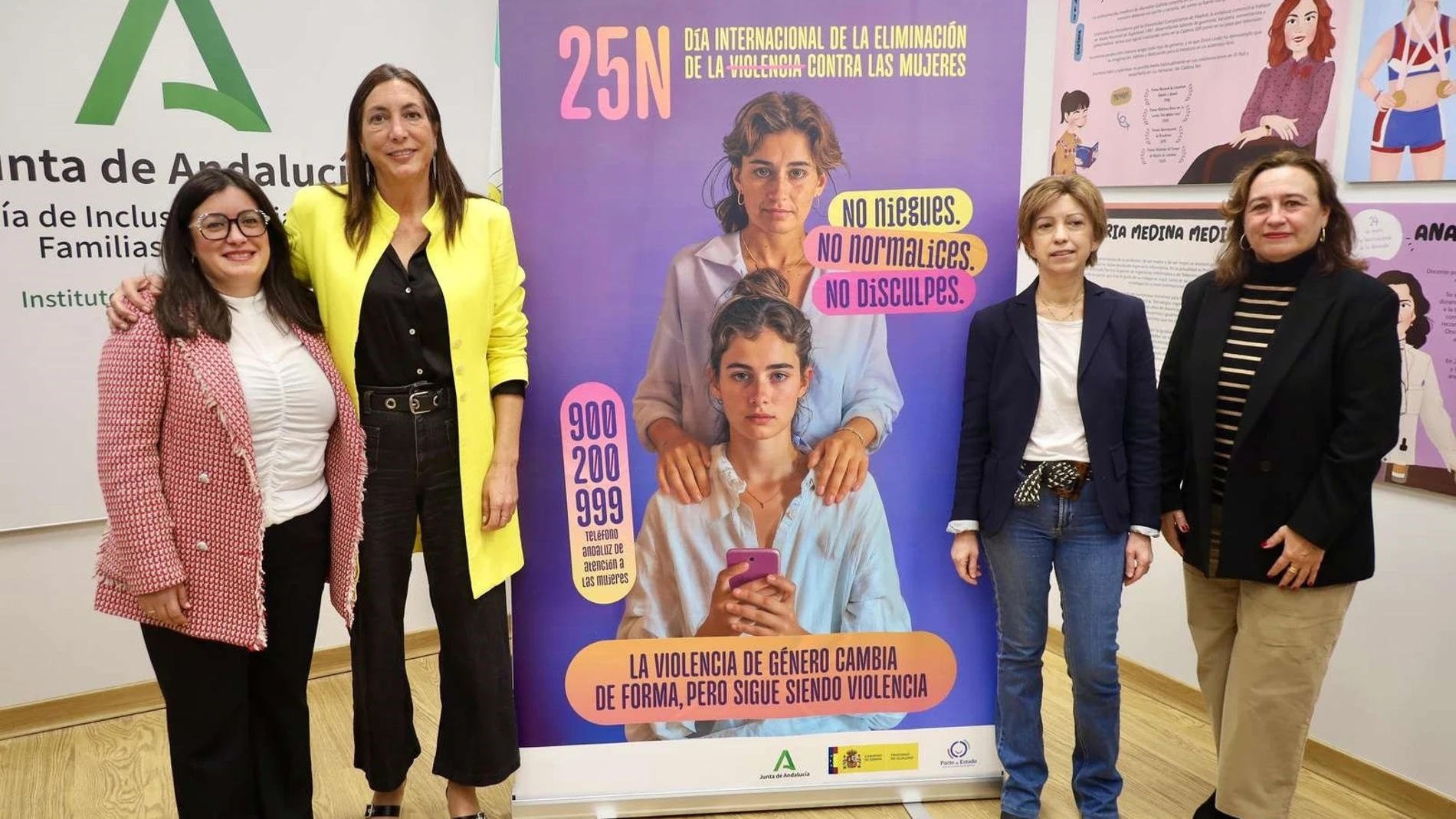 'No niegues; no normalices; no disculpes', campaña andaluza para acabar con la violencia de género