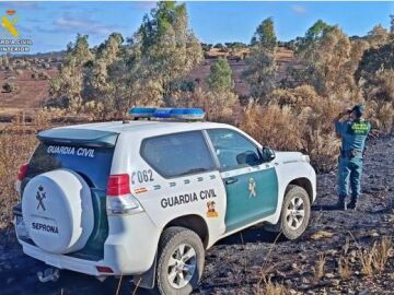 Agentes de la Guardia Civil de Valladolid durante la investigación Agentes de la Guardia Civil de Valladolid durante la investigación