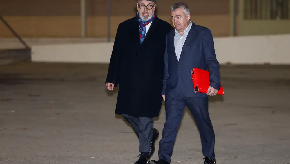 Santos Cerdán sale de la cárcel de Soto del Real