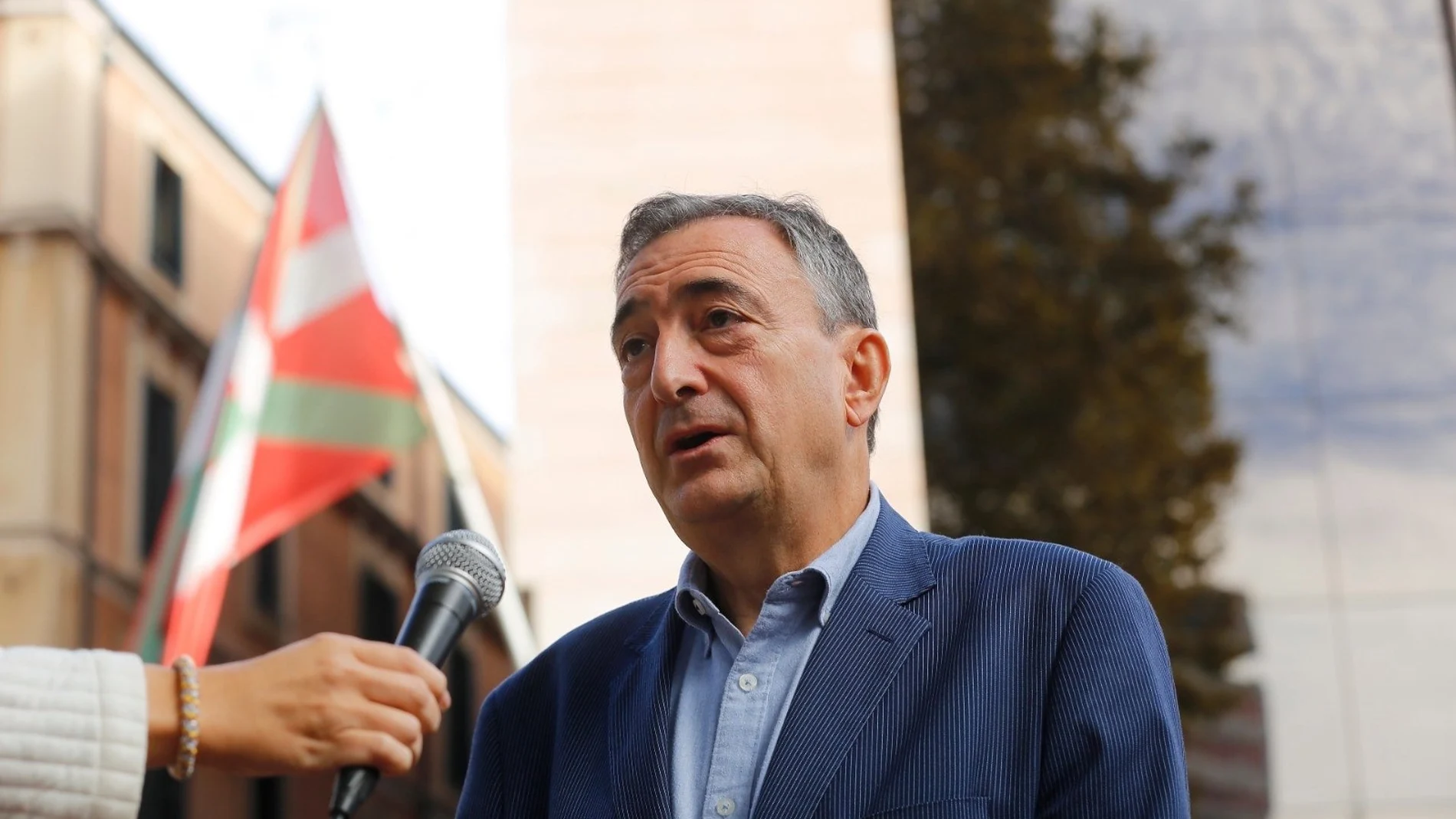 El presidente del EBB del PNV, Aitor Esteban, afirma que no se "amedrentarán" con el "caso Cerdán"