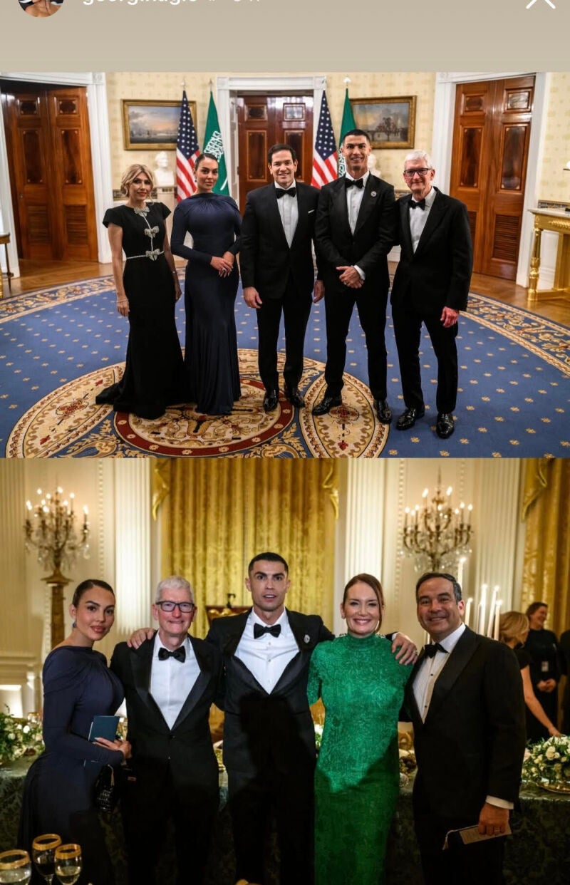 El look de Georgina.