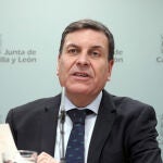 El portavoz de la Junta, Carlos Fern&aacute;ndez Carriedo, comparece en la rueda de prensa posterior al Consejo de Gobierno