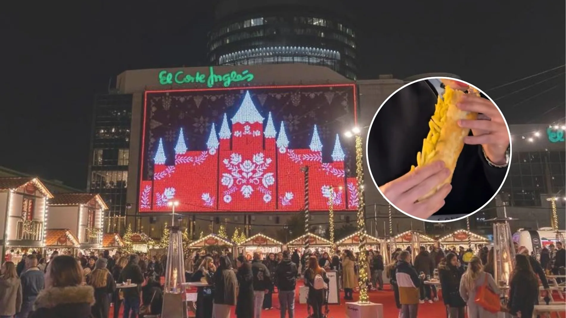 Adiós al bocadillo de calamares: la alternativa estrella del mercadillo de Navidad en El Corte Inglés