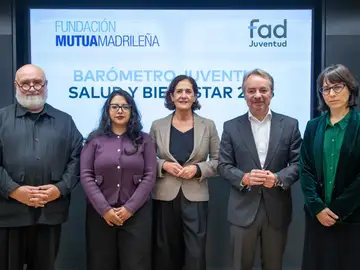 Protagonistas de la presentación del informe Protagonistas de la presentación del informe