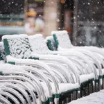 Imagen de archivo de nevadas en el País Vasco