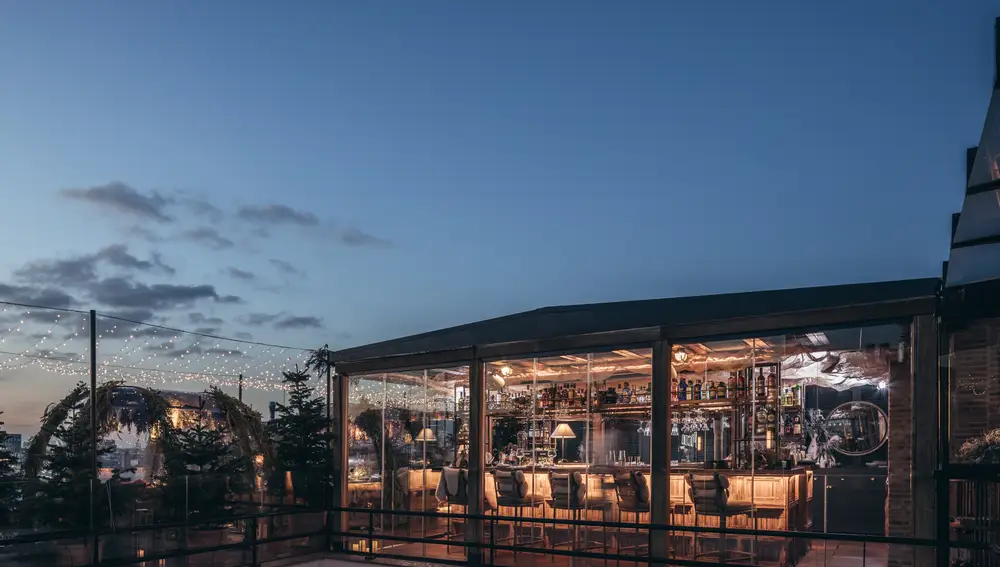 Pérgola acristalada de Picos Pardos