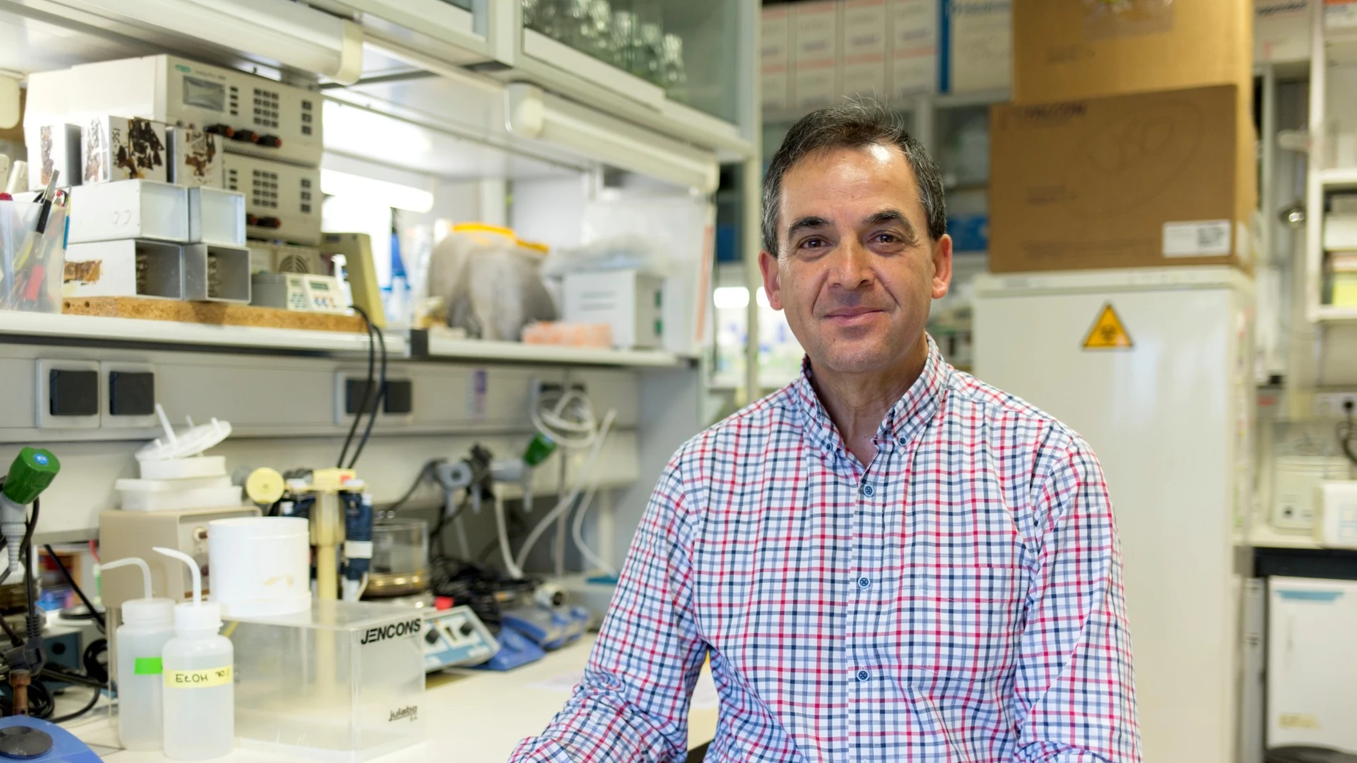Isidoro Sánchez García, director de la investigación del Centro del Cáncer de Salamanca