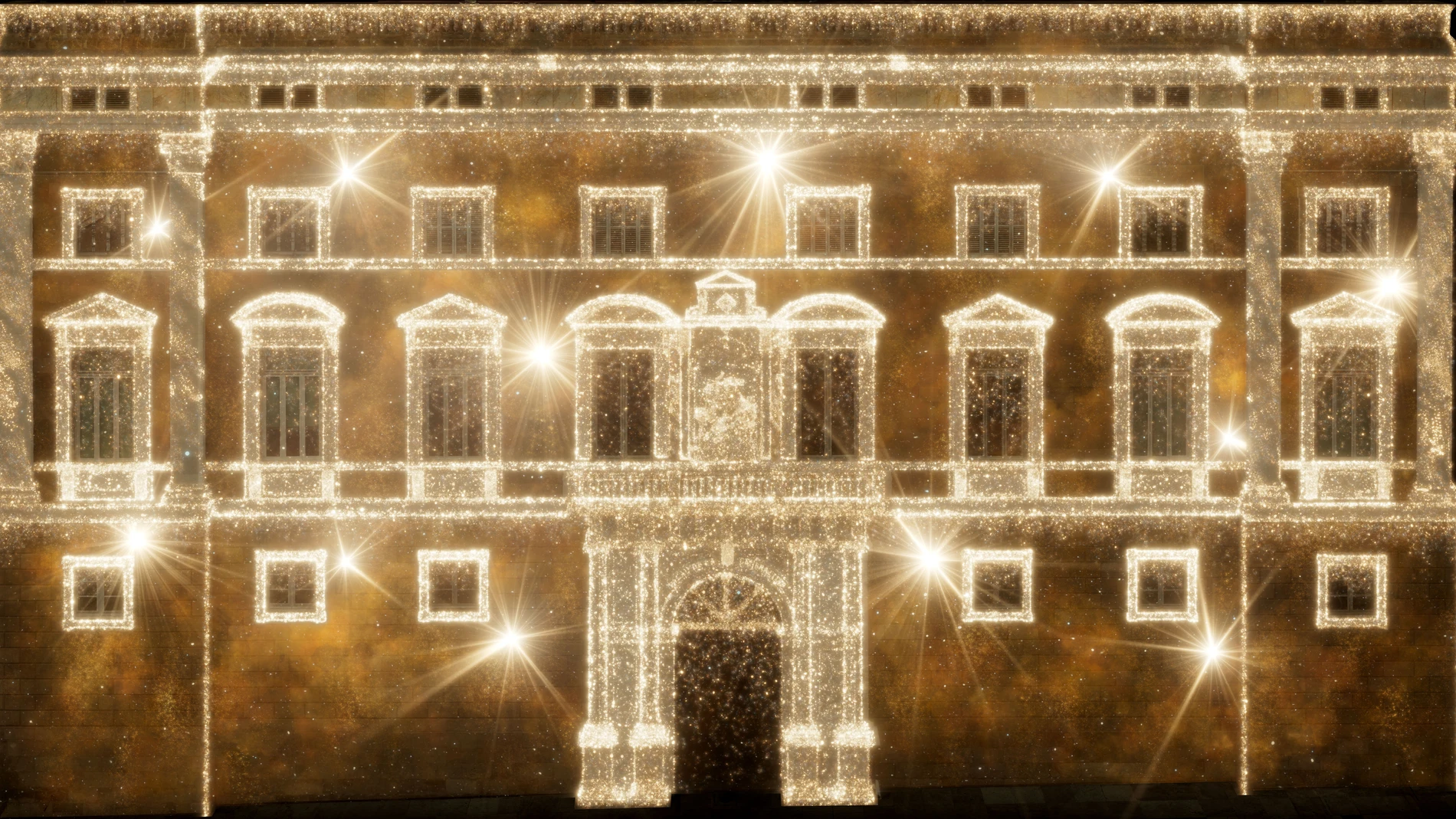 Instalación por la Navidad 2025 en la plaza Sant Jaume