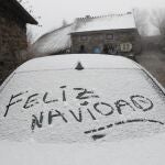 La llegada de la masa de aire &aacute;rtico a Galicia provoca nevadas en Lugo