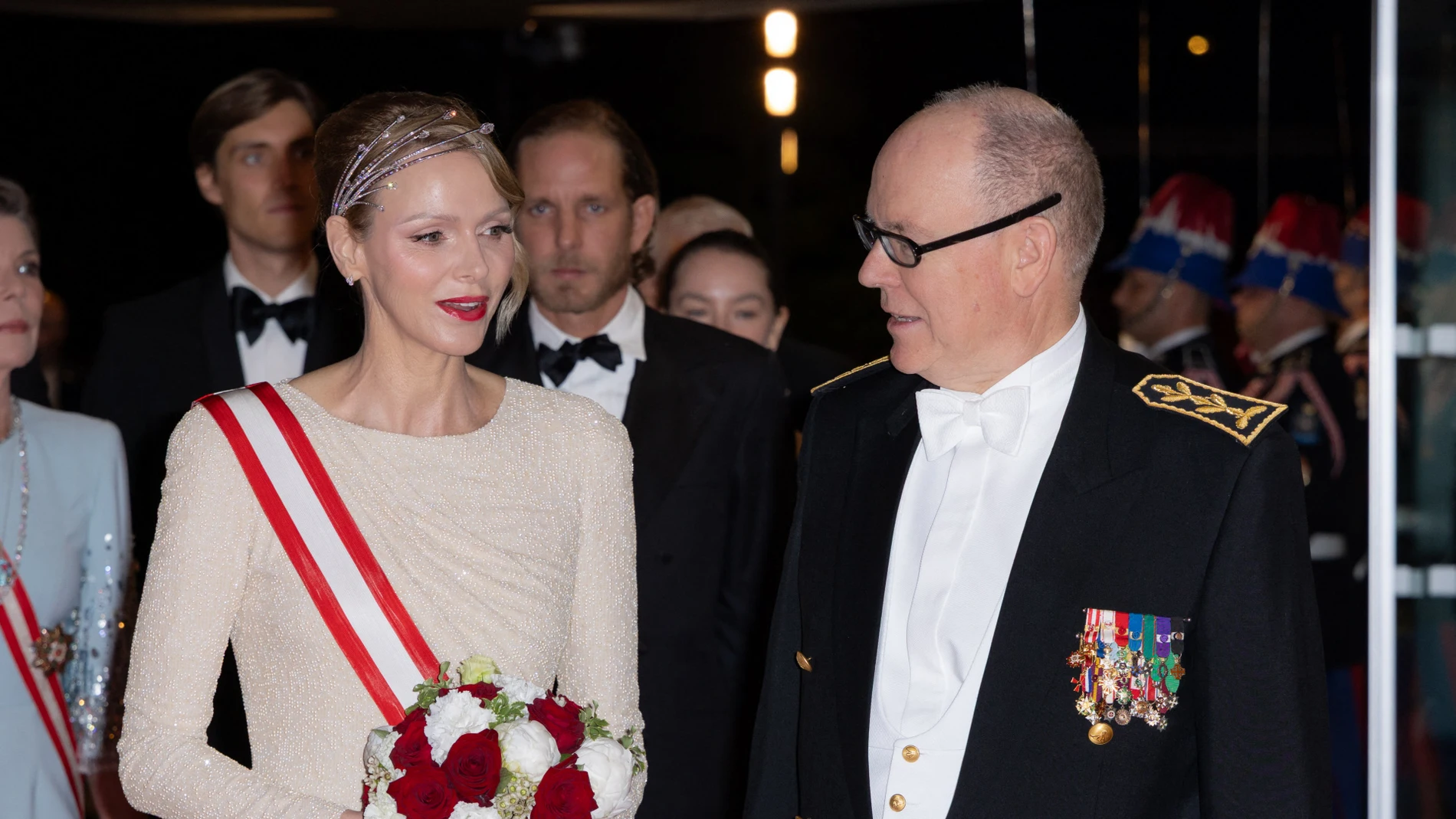 El look de Charlène de Mónaco.