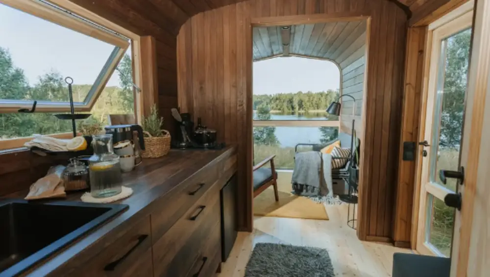 Interior de Nature Pod