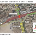 Madrid: nuevo desvío de tráfico en la A-5, a la altura del paseo de Yébenes