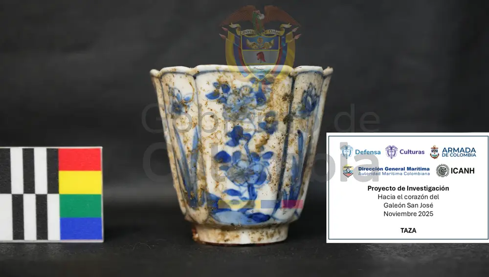 El Gobierno colombiano retira primeras cinco piezas del pecio del galeón español San José