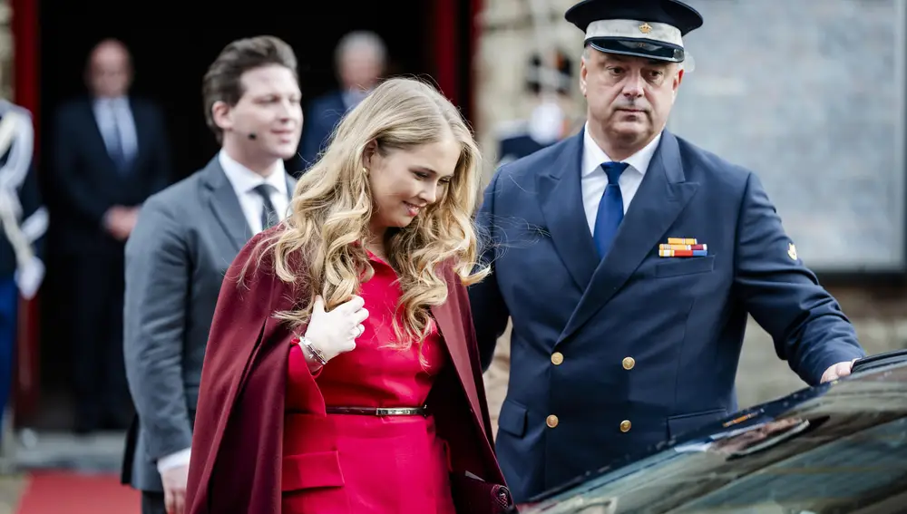 Dutch King Willem-Alexander and Princess Amalia attend special joint session of parliament