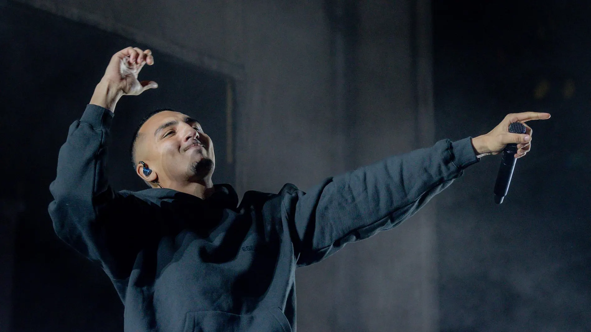 Sucesos.- Detenido el rapero Morad por romper la orden de alejamiento de su padrastro en L'Hospitalet (Barcelona)