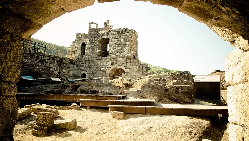 Interior del castillo.