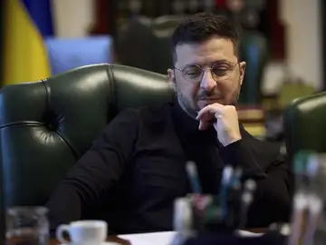 El presidente ucraniano, Volodimir Zelenski El presidente ucraniano, Volodimir Zelenski