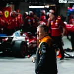 Zak Brown, en el circuito de Las Vegas