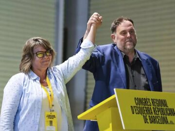 Creu Camacho y Oriol Junqueras Creu Camacho y Oriol Junqueras