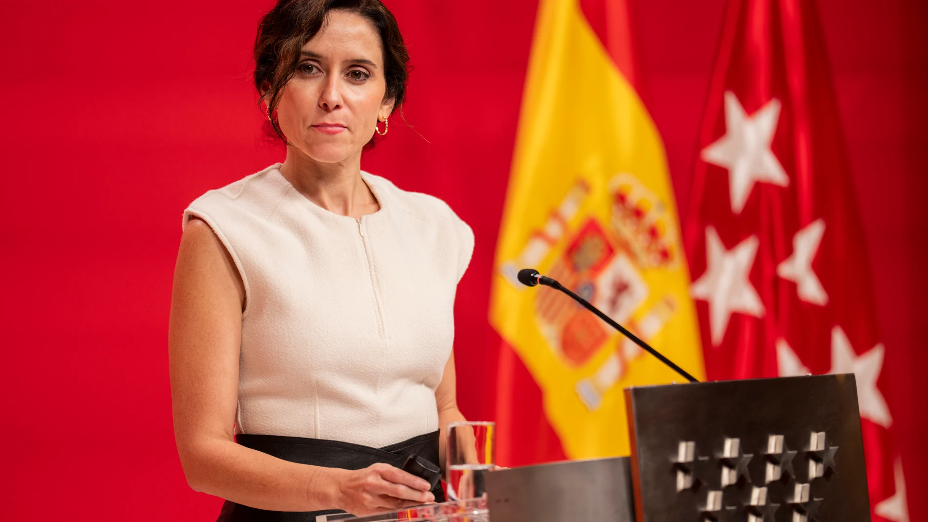 Ayuso comparece ante los medios después de que el Supremo condenara al Fiscal General del Estado