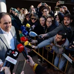 Pérez Llorca, a su salida de los juzgados de Catarroja